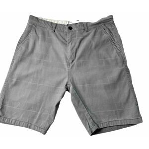 Jingo Men’s Gray Shorts Stretch Zipper Button Pockets Casual Walking Size 36